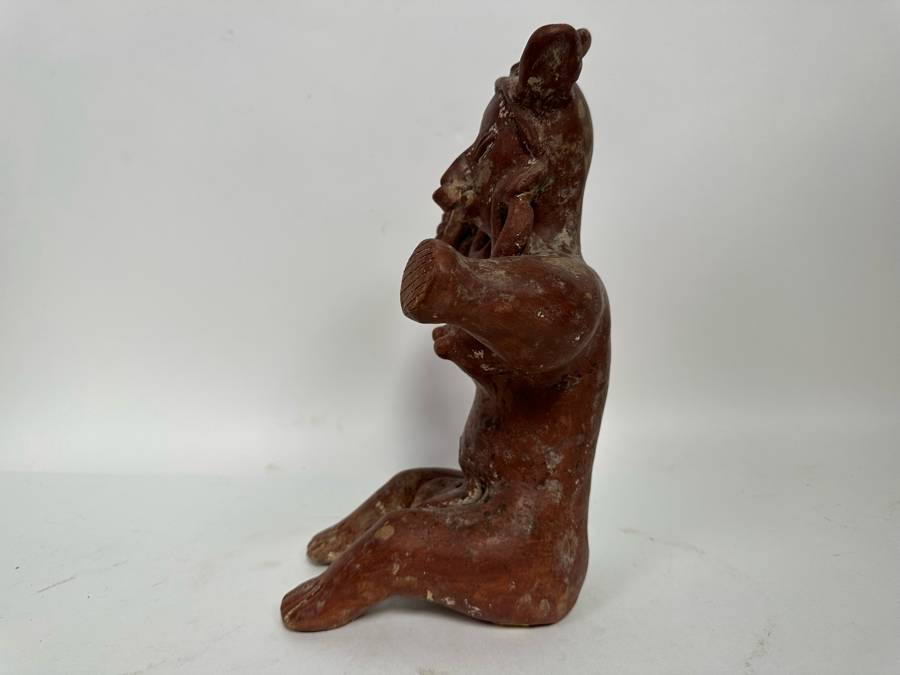 Old Mexican Pottery Figurine 9W X 13H [Photo 11]