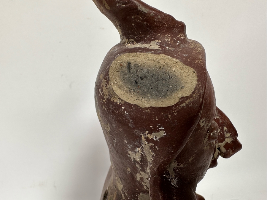 Old Mexican Pottery Figurine 9W X 13H [Photo 8]