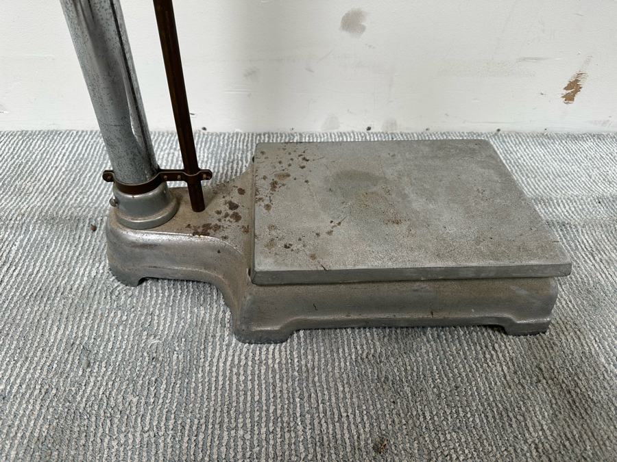 Vintage Art Deco Chrome Physician's Doctor's Scale By Chicago Scale Co. Mason Davis & Co 18W X 20D X 59H [Photo 18]