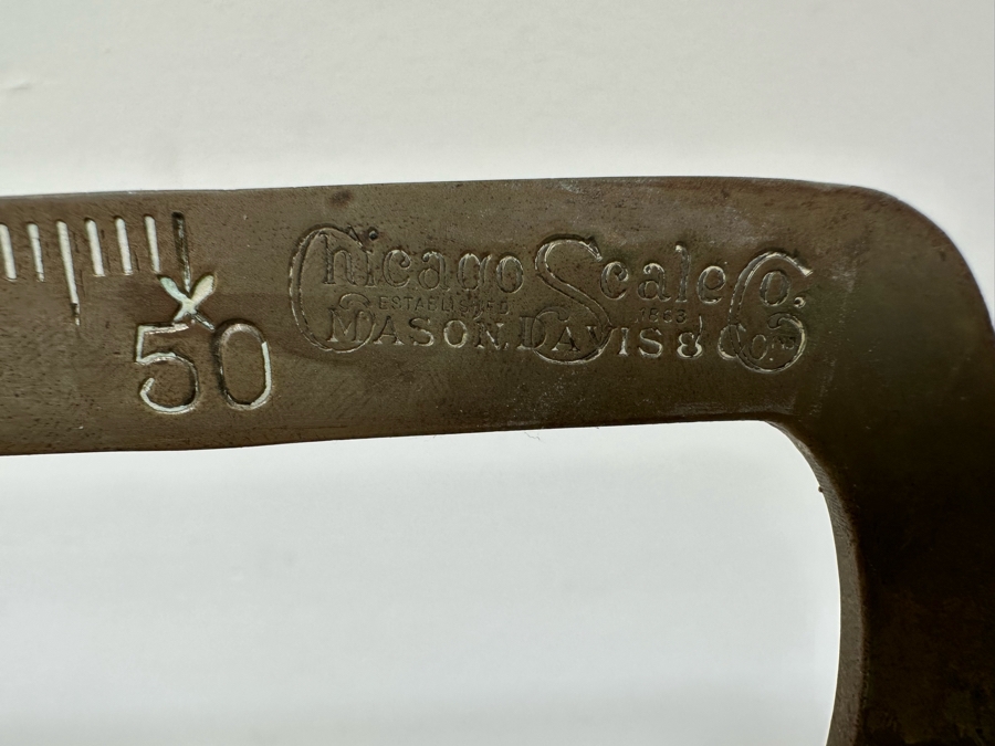 Vintage Art Deco Chrome Physician's Doctor's Scale By Chicago Scale Co. Mason Davis & Co 18W X 20D X 59H [Photo 7]
