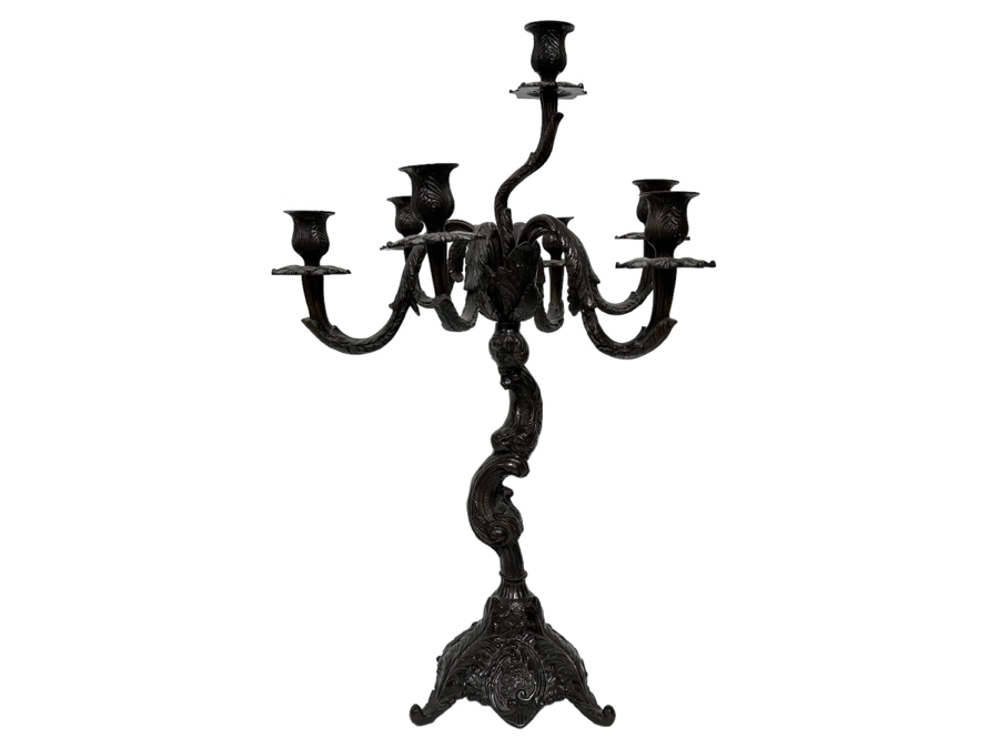 Metal Candelabra Made In India 16W X 25H