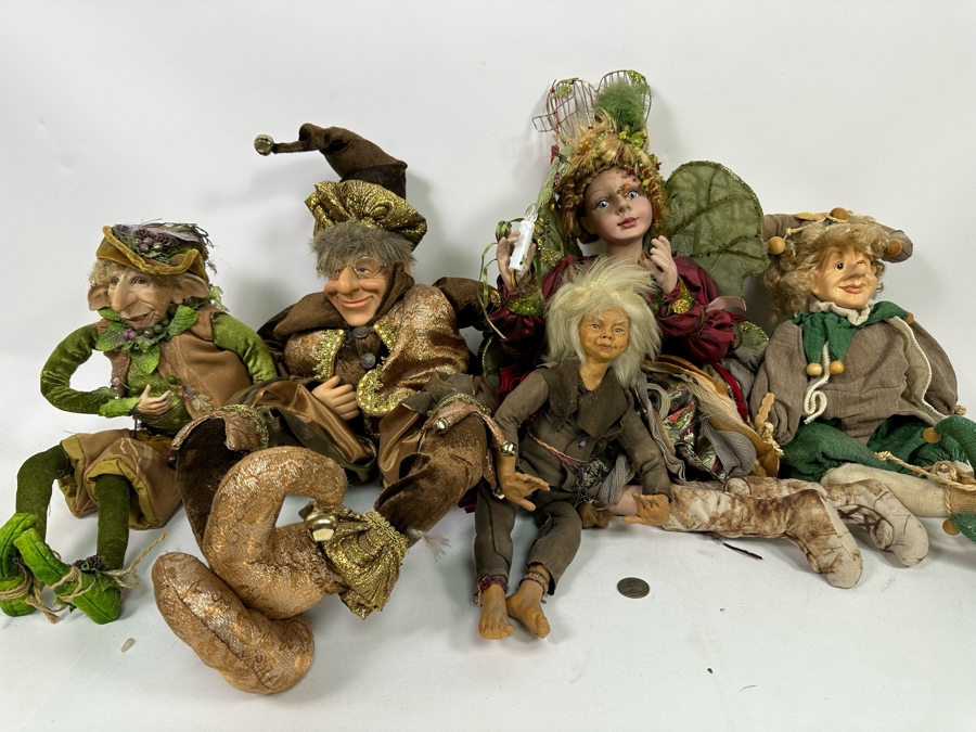 Collection Of Five Fairy Dolls [Photo 3]