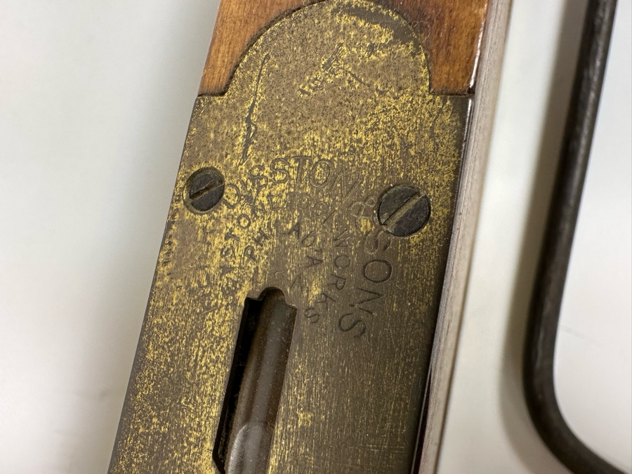 Pair Of Vintage Wooden Levels 48L And 18L, Wood Planer, Saw And Vintage Ratchet Screwdriver [Photo 5]