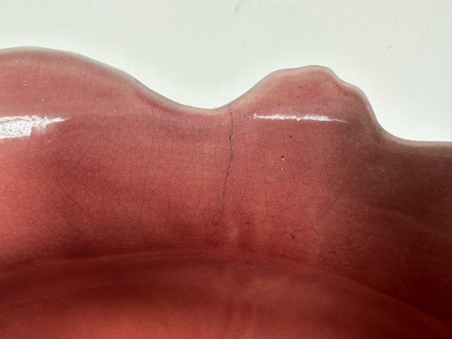 Vintage Jardiniere Glazed Majolica Pottery 10W X 9H [Photo 7]