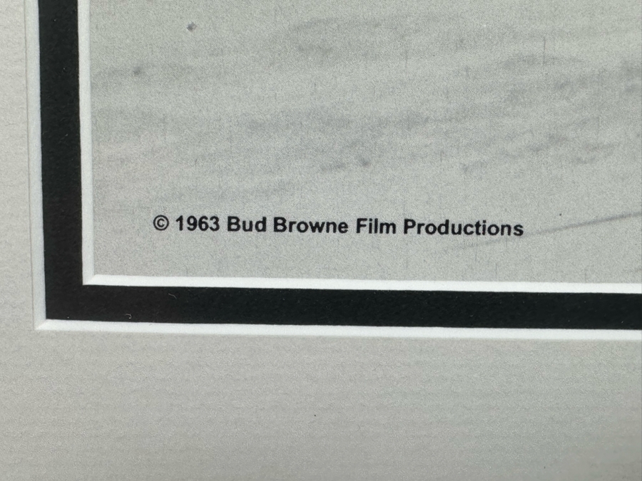 Autographed 'Surfs' Up! Bud Browne' Gun Ho Surf Movie Poster Print 14 X 10 Framed 22 X 18 [Photo 8]