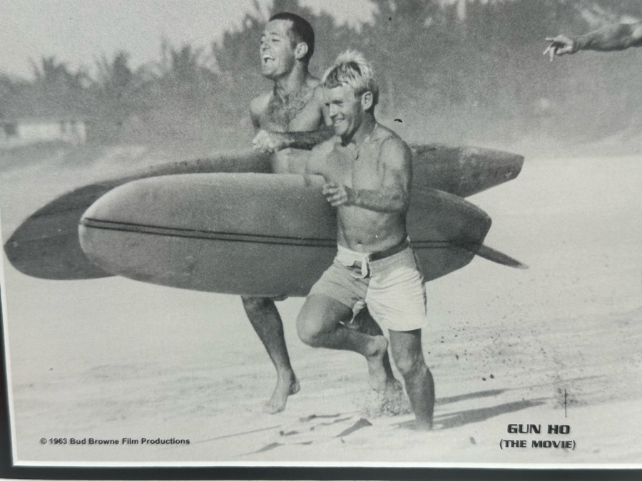 Autographed 'Surfs' Up! Bud Browne' Gun Ho Surf Movie Poster Print 14 X 10 Framed 22 X 18 [Photo 4]