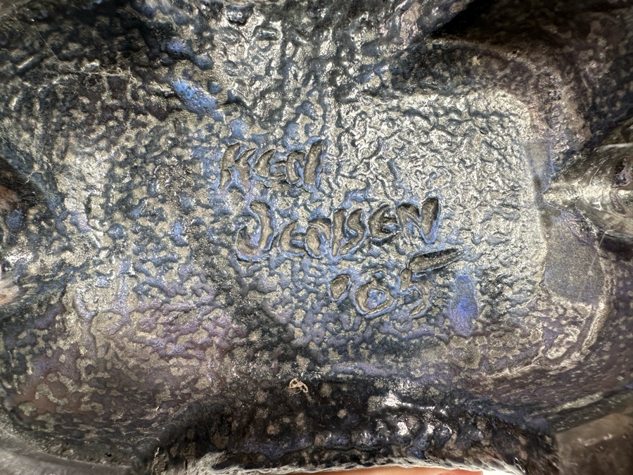 Ken Jensen Signed Raku Pottery Vessel 8W X 16H Retails $400 [Photo 8]