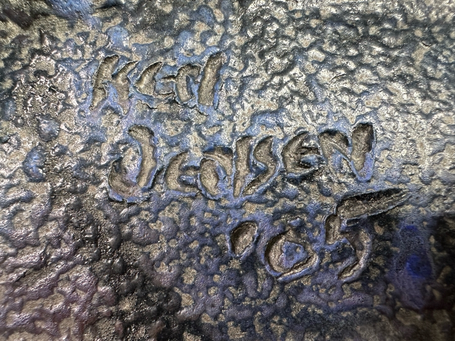 Ken Jensen Signed Raku Pottery Vessel 8W X 16H Retails $400 [Photo 9]