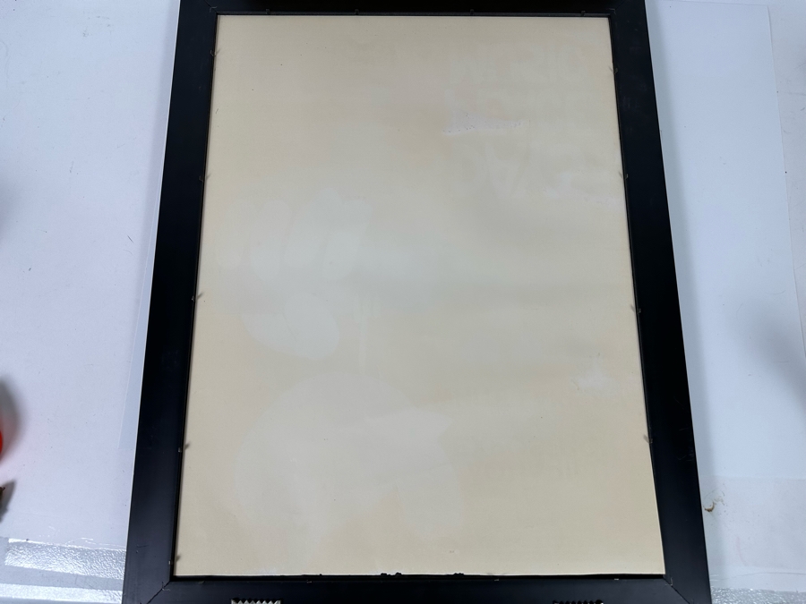 1969 Woodstock Rock Festival Promotional Poster 3 Days of Peace & Music By Arnold Skolnick 18 X 24 Framed 21.5 X 27.5 [Photo 12]