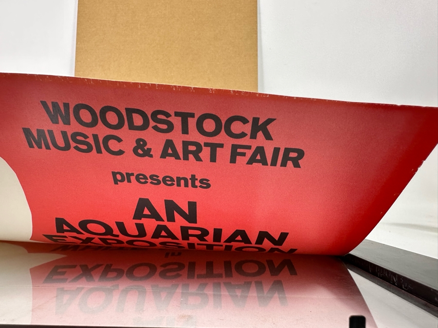 1969 Woodstock Rock Festival Promotional Poster 3 Days of Peace & Music By Arnold Skolnick 18 X 24 Framed 21.5 X 27.5 [Photo 13]