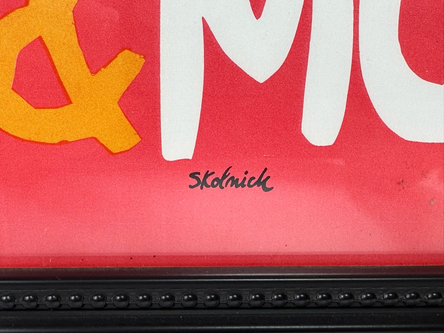 1969 Woodstock Rock Festival Promotional Poster 3 Days of Peace & Music By Arnold Skolnick 18 X 24 Framed 21.5 X 27.5 [Photo 6]