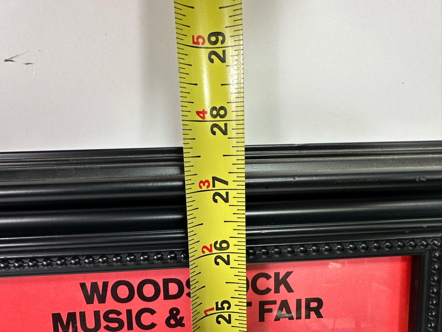 1969 Woodstock Rock Festival Promotional Poster 3 Days of Peace & Music By Arnold Skolnick 18 X 24 Framed 21.5 X 27.5 [Photo 11]