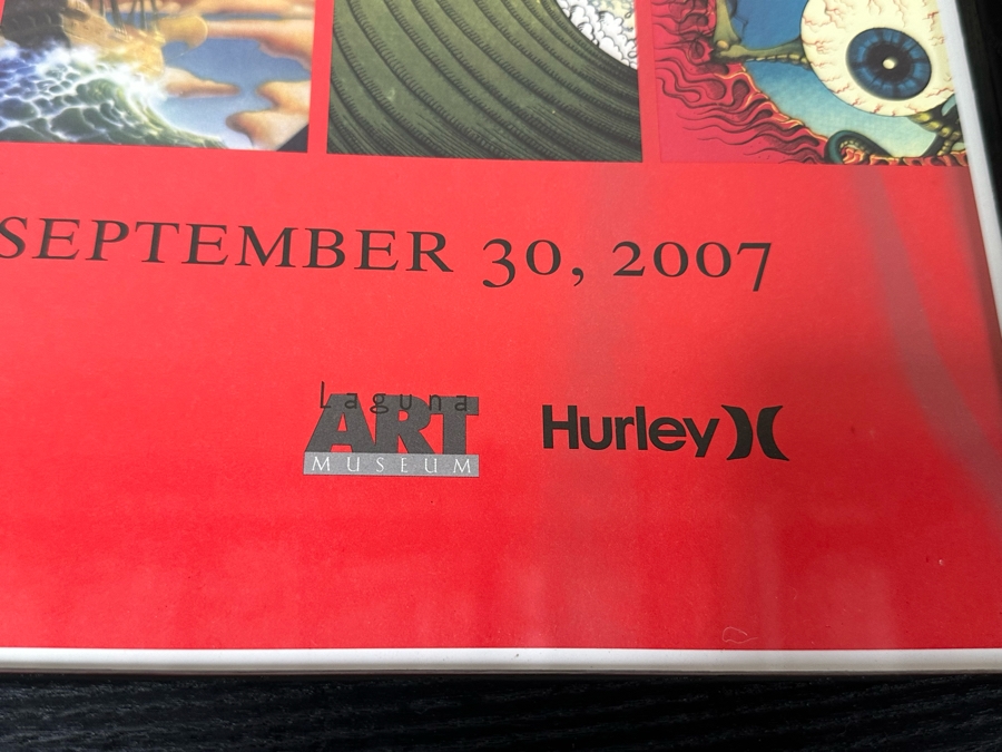 Rick Griffin's Transcendence Heart And Torch Laguna Art Museum Poster 2007 Framed 25 X 37 [Photo 7]