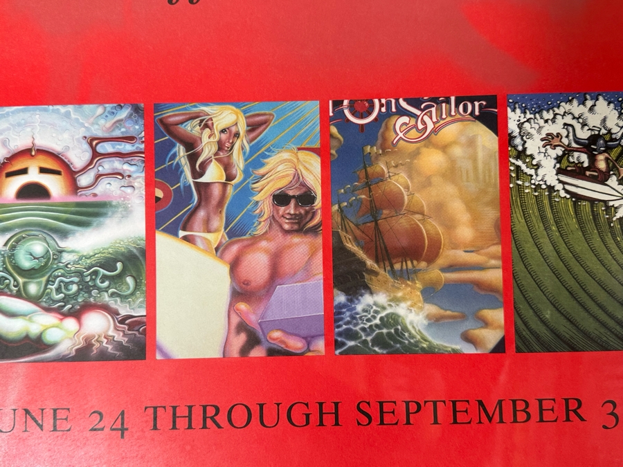 Rick Griffin's Transcendence Heart And Torch Laguna Art Museum Poster 2007 Framed 25 X 37 [Photo 5]