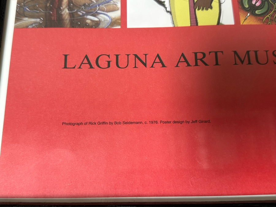 Rick Griffin's Transcendence Heart And Torch Laguna Art Museum Poster 2007 Framed 25 X 37 [Photo 8]