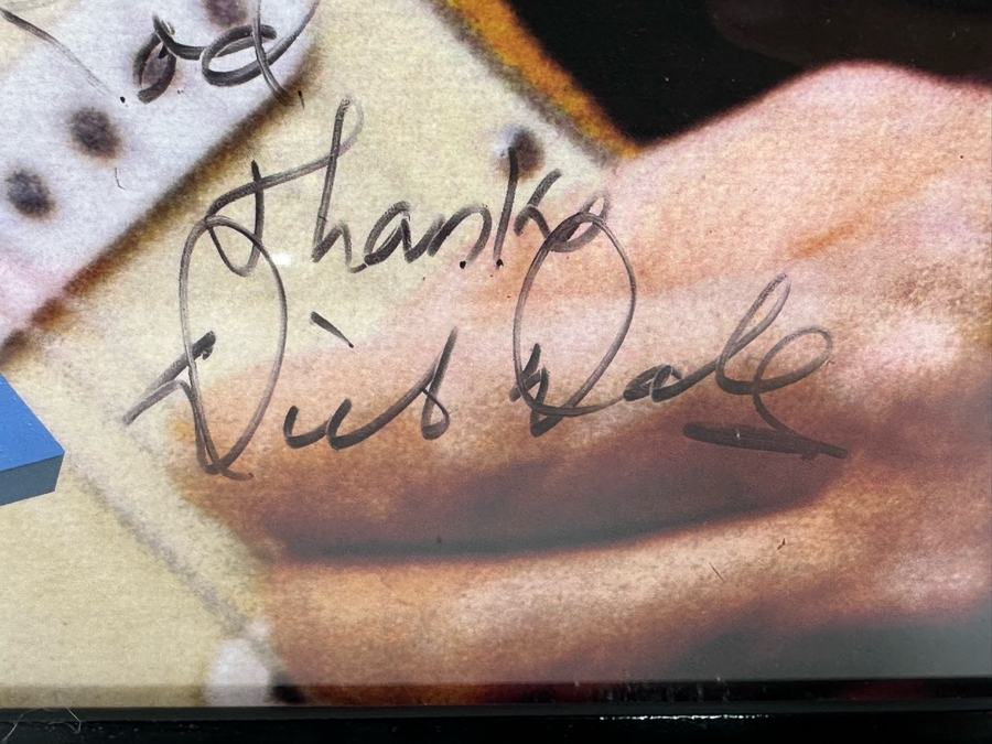 Autographed Dick Dale The Ripper Surf Guitar Advertising Poster For Dean Markley Blue Steel Guitar Strings Framed 19 X 25 [Photo 7]