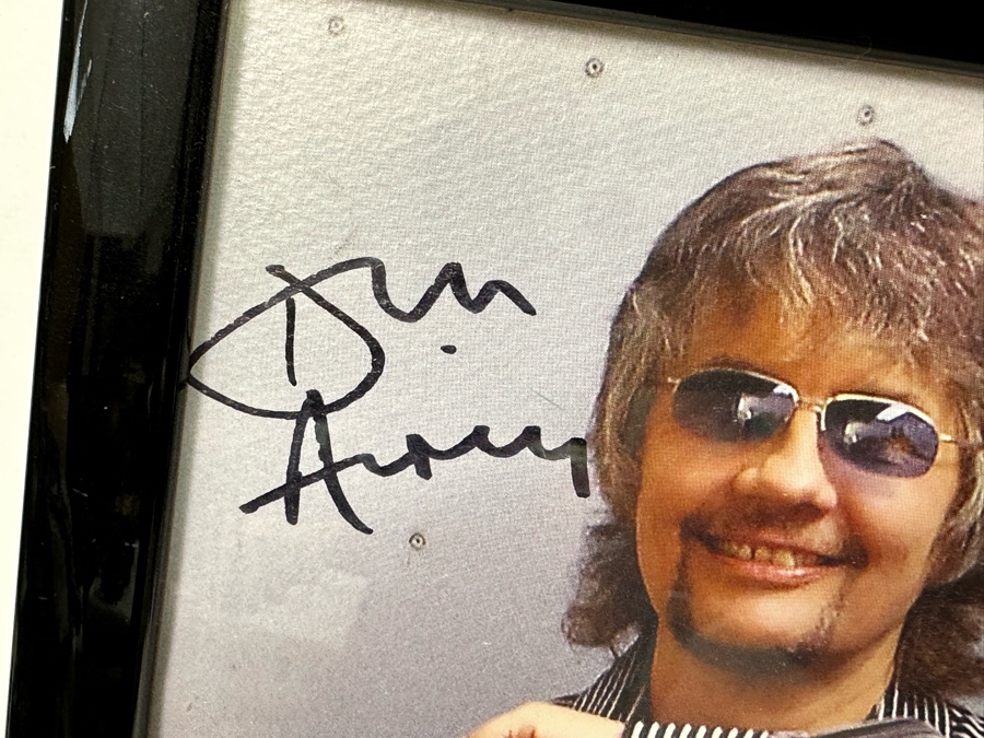 Autographed Deep Purple Rock Poster Framed 26 X 18 [Photo 11]