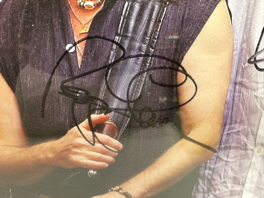 Autographed Deep Purple Rock Poster Framed 26 X 18 [Photo 8]