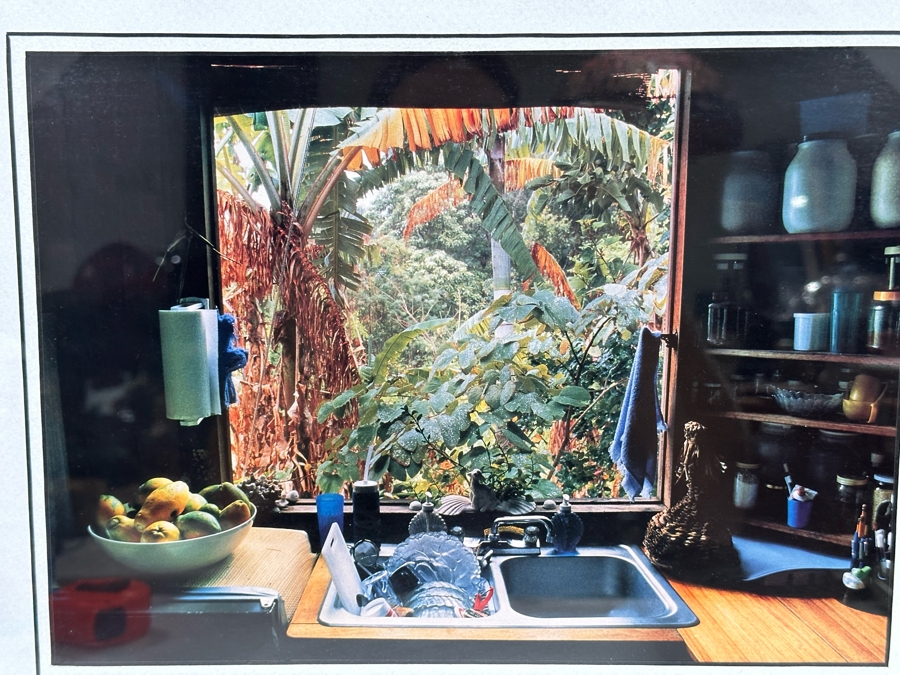 Michael Seewald Signed Photograph Window - Molokai Hawaii 1993 13.5 X 10 Framed 22 X 18 [Photo 9]