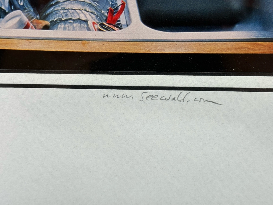 Michael Seewald Signed Photograph Window - Molokai Hawaii 1993 13.5 X 10 Framed 22 X 18 [Photo 7]