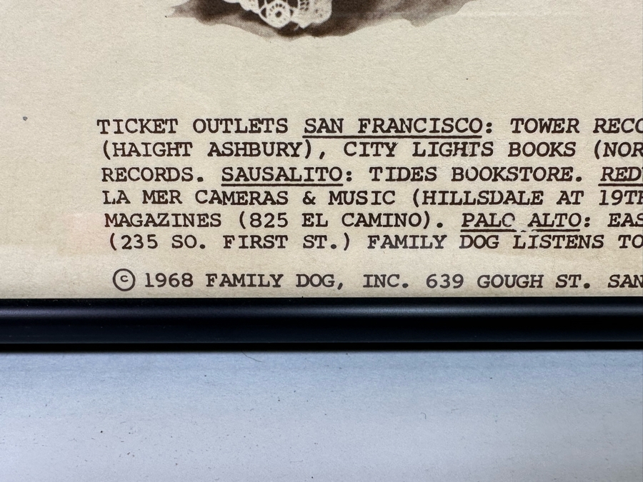 Bill Haley And The Comets, The Drifters And The Flaming Groovies Avalon Ballroom 1968 Family Dog Series Concert Poster (George Hunter) FD-133 14.5 X 22.5 [Photo 8]