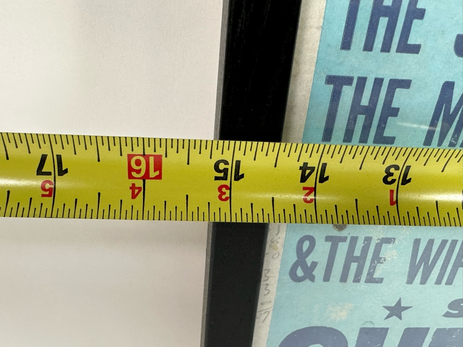 Original 1973 The First International Surfers' Stomp Dick Dale, Ten Years Later, The Surfaris, The Challengers Plus Surf Movies At The Hollywood Palladium Framed 15 X 21 [Photo 9]