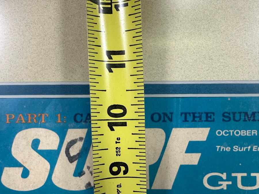 Framed Vintage 1964, October Surf Guide 15 X 18 [Photo 7]