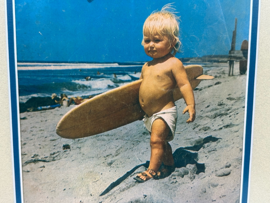 Framed Vintage 1964, October Surf Guide 15 X 18 [Photo 5]