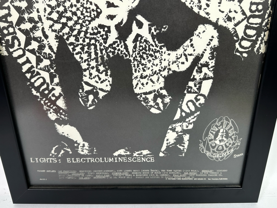 Frumious Bandersnatch, Clear Light, Buddy Guy Vintage 1968 Concert Poster Avalon Ballroom Family Dog FD-123-1 14 X 22 [Photo 7]