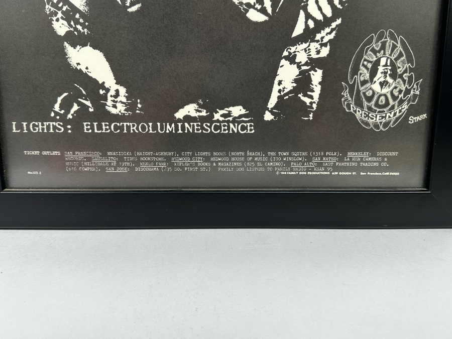 Frumious Bandersnatch, Clear Light, Buddy Guy Vintage 1968 Concert Poster Avalon Ballroom Family Dog FD-123-1 14 X 22 [Photo 11]