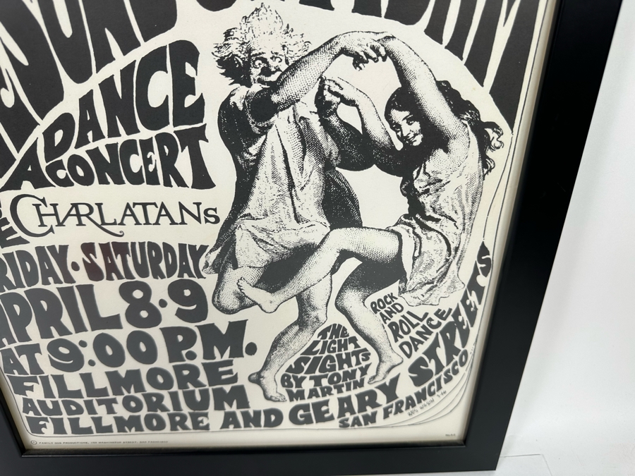 The Love, The Sons Of Adam And The Charlatans Vintage 1966 Concert Poster Fillmore Auditorium Family Dog By Wes Wilson FD-4-3 14 X 20 [Photo 7]