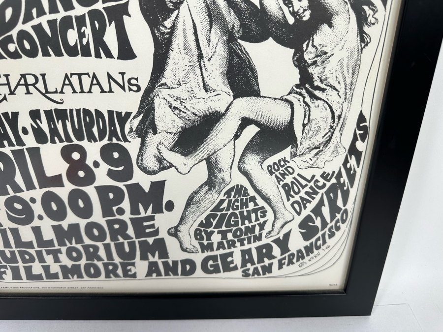 The Love, The Sons Of Adam And The Charlatans Vintage 1966 Concert Poster Fillmore Auditorium Family Dog By Wes Wilson FD-4-3 14 X 20 [Photo 10]