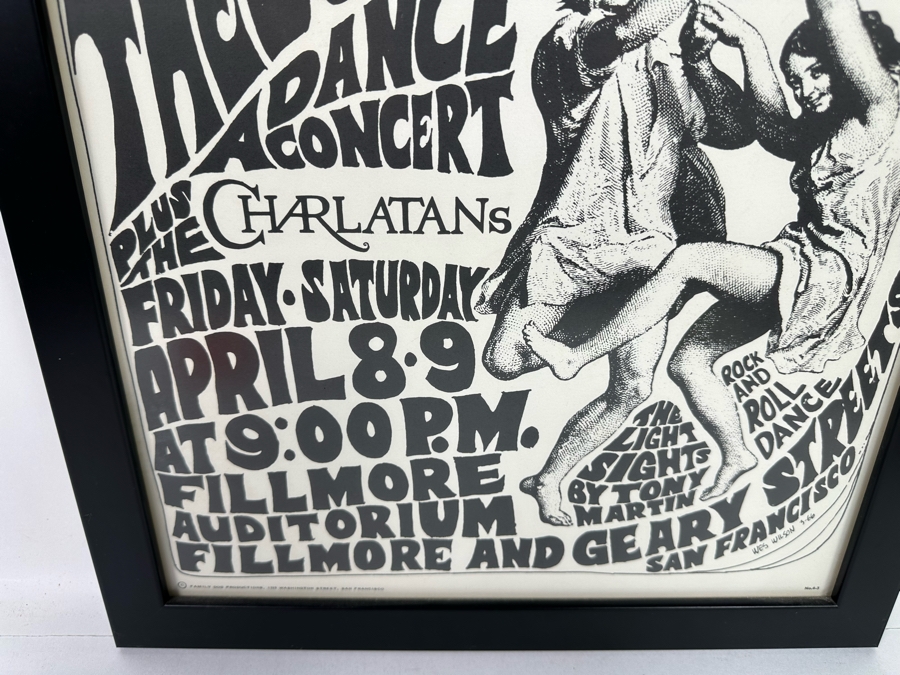 The Love, The Sons Of Adam And The Charlatans Vintage 1966 Concert Poster Fillmore Auditorium Family Dog By Wes Wilson FD-4-3 14 X 20 [Photo 9]