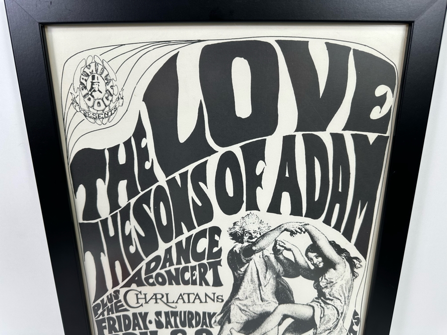 The Love, The Sons Of Adam And The Charlatans Vintage 1966 Concert Poster Fillmore Auditorium Family Dog By Wes Wilson FD-4-3 14 X 20 [Photo 4]