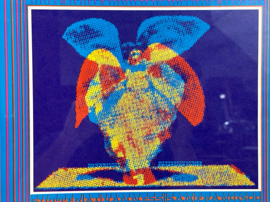 The Doors And The Sparrow Vintage 1967 Concert Poster Avalon Ballroom Victor Moscoso Family Dog FD-61-1 14 X 20 [Photo 7]