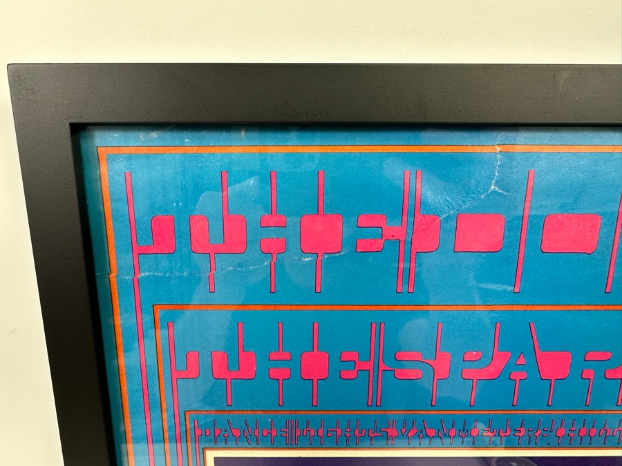 The Doors And The Sparrow Vintage 1967 Concert Poster Avalon Ballroom Victor Moscoso Family Dog FD-61-1 14 X 20 [Photo 15]