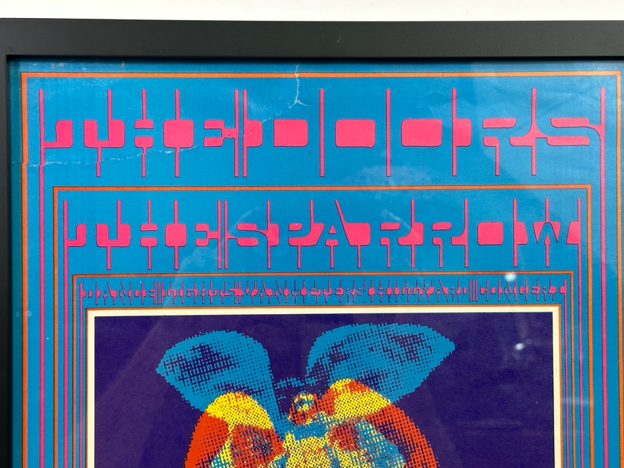 The Doors And The Sparrow Vintage 1967 Concert Poster Avalon Ballroom Victor Moscoso Family Dog FD-61-1 14 X 20 [Photo 6]