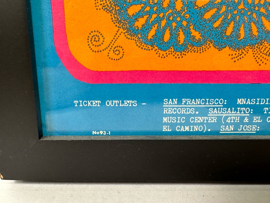 Big Brother & The Holding Company Vintage 1967 Concert Poster Mt. Rushmore Family Dog FD-93-1 14.5 X 20.5 [Photo 14]