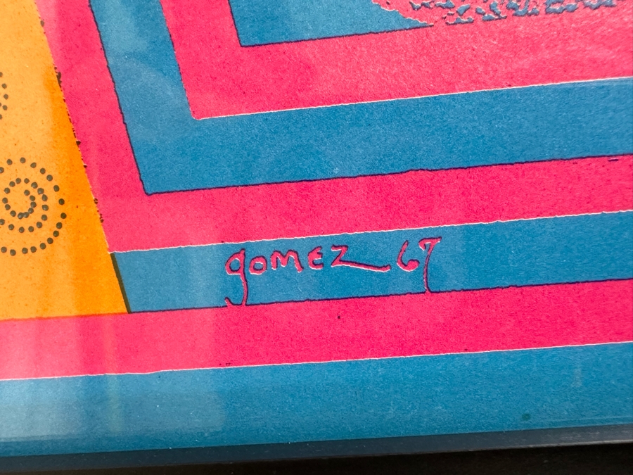 Big Brother & The Holding Company Vintage 1967 Concert Poster Mt. Rushmore Family Dog FD-93-1 14.5 X 20.5 [Photo 18]