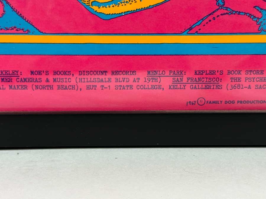 Moby Grape, The Charlatans Vintage 1967 Concert Poster By Victor Moscoso Avalon Ballroom Family Dog FD-49-1 14.5 X 20.5 [Photo 12]