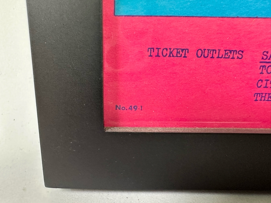 Moby Grape, The Charlatans Vintage 1967 Concert Poster By Victor Moscoso Avalon Ballroom Family Dog FD-49-1 14.5 X 20.5 [Photo 9]