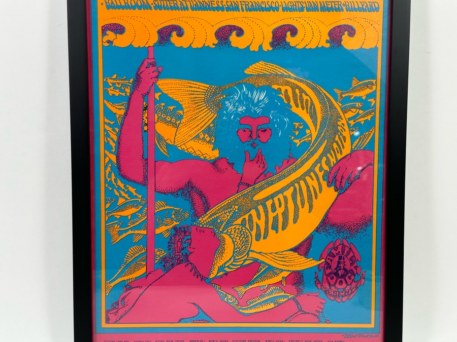 Moby Grape, The Charlatans Vintage 1967 Concert Poster By Victor Moscoso Avalon Ballroom Family Dog FD-49-1 14.5 X 20.5 [Photo 5]
