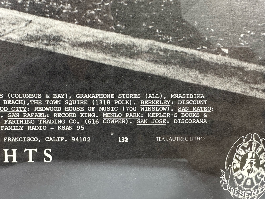 Steppenwolf, Siegel Schwall, Santana, Jerry Abrams Head Lights Vintage 1968 Concert Poster By Billy Glover Avalon Ballroom Family Dog FD-132 14.5 X 20.5 [Photo 11]