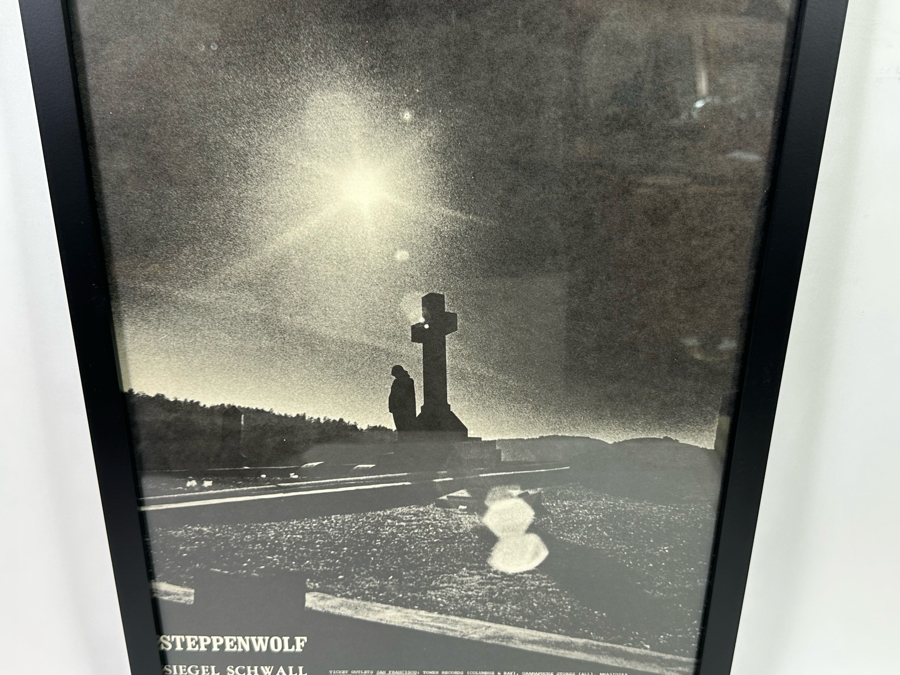 Steppenwolf, Siegel Schwall, Santana, Jerry Abrams Head Lights Vintage 1968 Concert Poster By Billy Glover Avalon Ballroom Family Dog FD-132 14.5 X 20.5 [Photo 4]