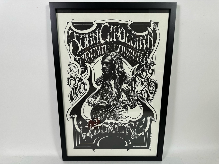 Rick Griffin John Cipollina Tribute Concert Poster At The Fillmore 16.5 X 24.5 [Photo 2]