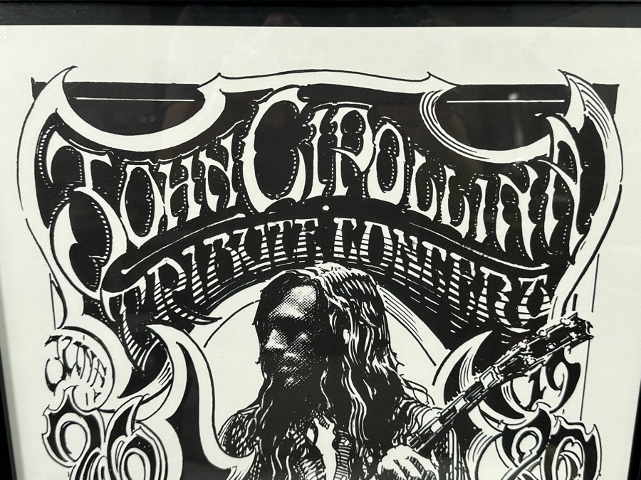 Rick Griffin John Cipollina Tribute Concert Poster At The Fillmore 16.5 X 24.5 [Photo 4]