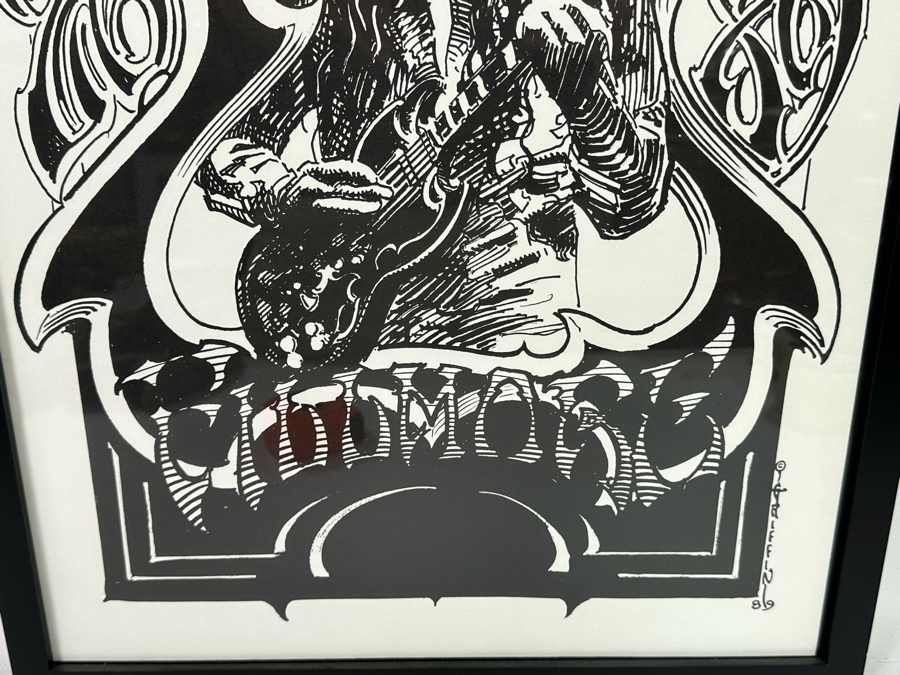 Rick Griffin John Cipollina Tribute Concert Poster At The Fillmore 16.5 ...