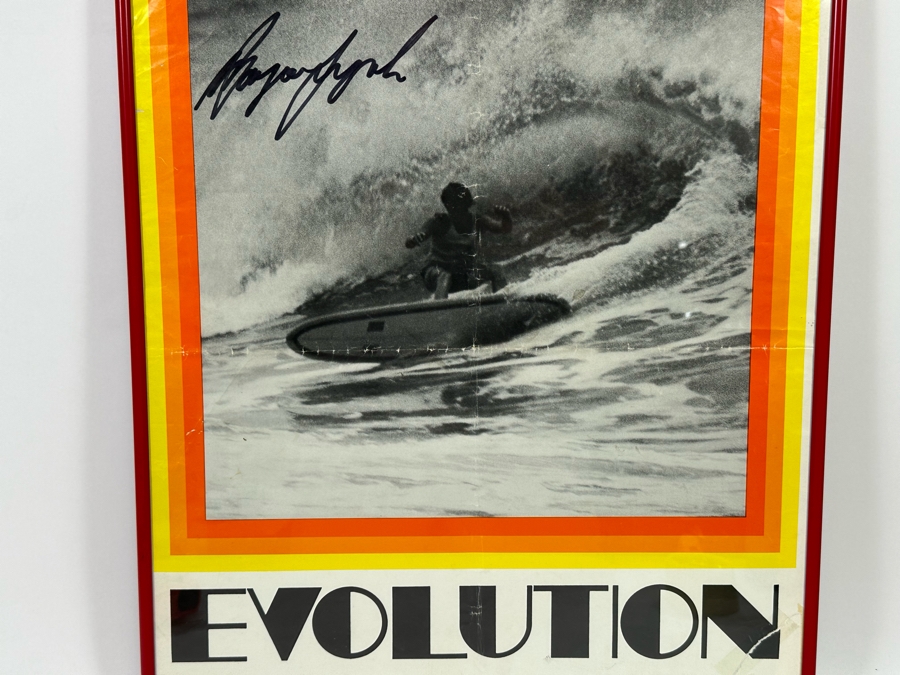 Autographed Wayne Lynch Evolution Surf Movie Poster By Paul Witzig Vintage 1968/69 17.5 X 22.5 [Photo 8]