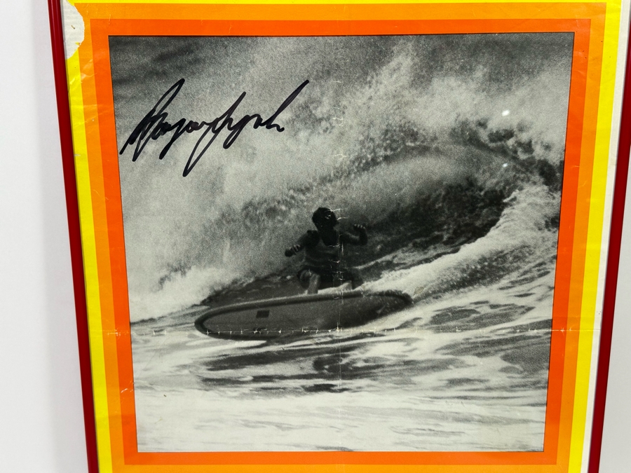 Autographed Wayne Lynch Evolution Surf Movie Poster By Paul Witzig Vintage 1968/69 17.5 X 22.5 [Photo 4]