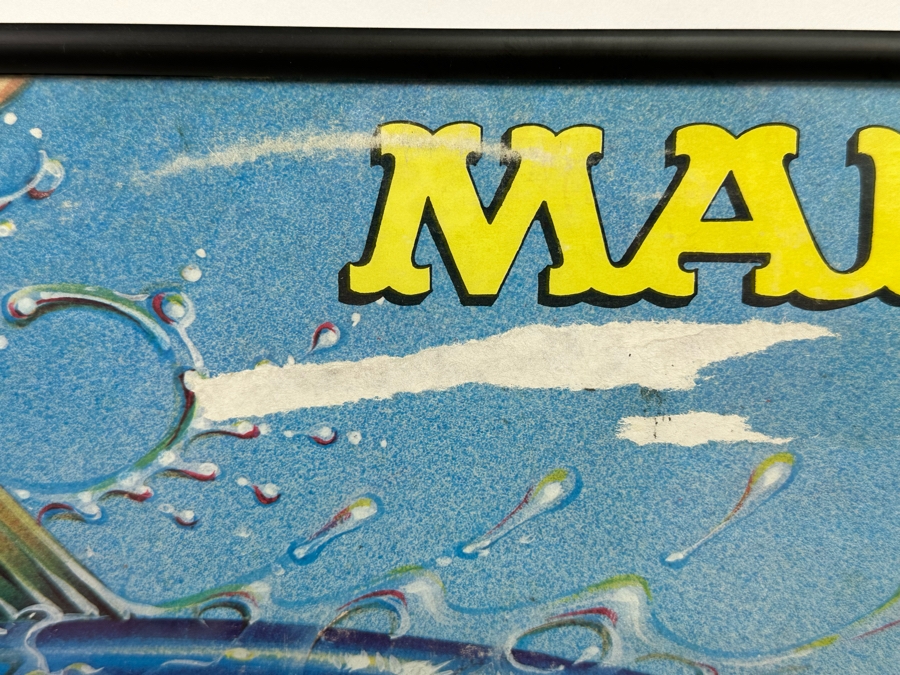 Man Slow Motion LP Record With Rick Griffin Artwork Framed  [Photo 3]